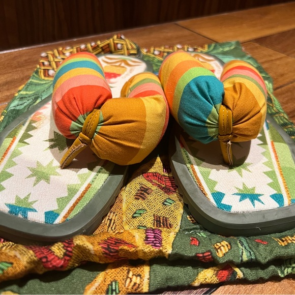 FARM Rio Multicolor Striped Sandals - Picture 5 of 6